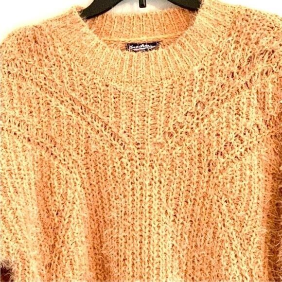 Freshman Juniors Pointelle Mock-Neck Sweater,medium Color, pullover - Picture 5 of 8